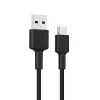 AUKEY CB-CD30 USB-A-auf-USB-C-Kabel 0,9 m, Nylongeflecht, 60W PD, 3A, schwarz