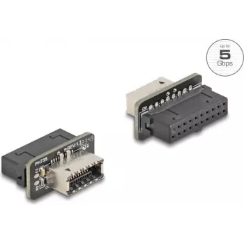 Delock 67238 USB 5 Gbps Adapter, Stiftleisten-Buchse auf interne Type-E Key A Buchse