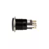 DimasTech Vandalismusschalter/-Taster 19mm Blackline Dot RGB PD218