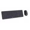 Rapoo 9310M Kabelloses Multi-Mode Tastatur-Maus-Set, Schwarz