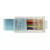 Delock USB-2.0-auf-seriell-RS-232-RJ45-Konsolen-Adapterkabel, 3 m, Blau