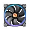 Thermaltake Riing 14 LED 256 Color CL-F043-PL14SW-B Gehäuselüfter 140 mm, 3er-Pack, 600–1400 U/min, 4-Pin