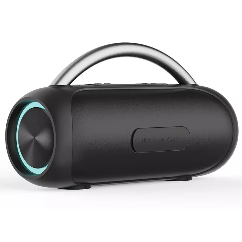 Tracer SuperTube TWS tragbarer Bluetooth-Lautsprecher, 30 W, IPX5, Schwarz