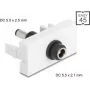 DELOCK DC-Stromadapter Easy 45 Modul 5,5 x 2,1 mm auf 5,5 x 2,5 mm