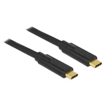 USB-Kabel DeLOCK 83868 USB 2.0 4m USB C Schwarz