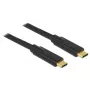 USB-Kabel DeLOCK 83868 USB 2.0 4m USB C Schwarz