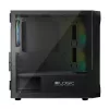 Computer-Gehäuse Logic Concept Portos Mini ARGB Micro ATX Schwarz