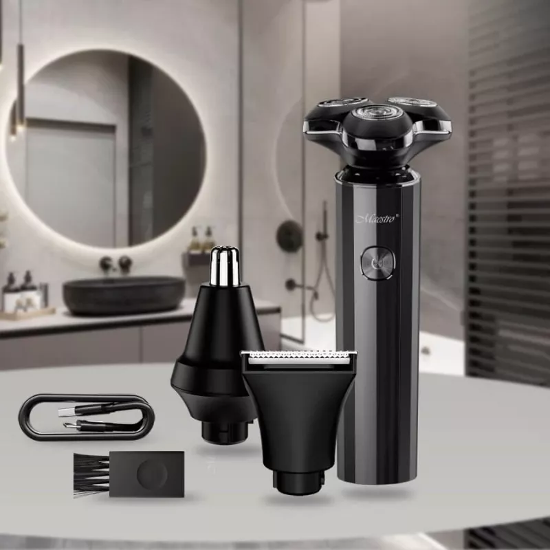 Rasierset Maestro MR-676 3-in-1 USB-aufladbar kompaktes Design
