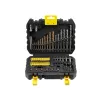 Handwerkzeug-Set STANLEY STA88546 — 50-teiliges Universal-Bohrer- und Werkstattset mit Koffer, geeignet für Holz