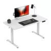 Schreibtisch mark adler Leader 7.3 Weiß — höhenverstellbare ergonomische Workstation