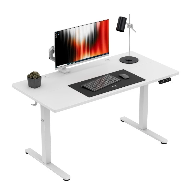 Schreibtisch mark adler Leader 7.3 Weiß — höhenverstellbare ergonomische Workstation