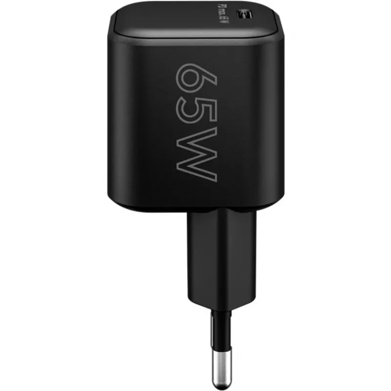 USB-C-Ladeset GOOBAY 74774 – 65-W-Ladegerät mit 1 m textilem USB-C-Kabel