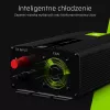 Green Cell® Spannungswandler 24V auf 230V 300W Schwarz