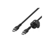 Belkin BOOSTCHARGE PRO Flex USB-Kabel 3 m USB 2.0 USB C Schwarz (CAB011BT3MBK)