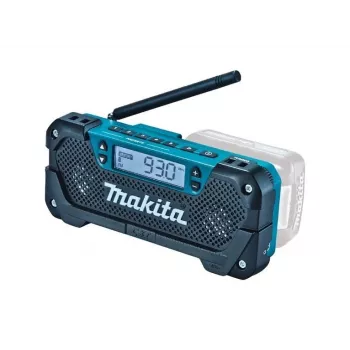 Makita MR052 radio Worksite Analog & digital Schwarz, Blau