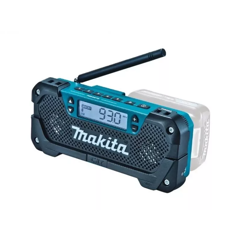 Makita MR052 radio Worksite Analog & digital Schwarz, Blau