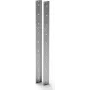 Schroff 24561798 X-Eckprofil, 9U, 2 Stk.