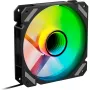 SHARKOON SHARK Mirror RGB PWM Reverse 120 mm Gehäuselüfter, 1500 RPM, schwarz