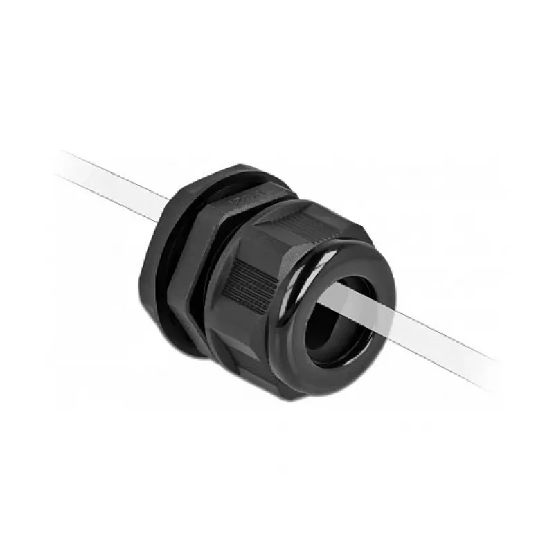Kabeldurchführungstülle DeLOCK 60385 Schwarz Kunststoff 2 Stück