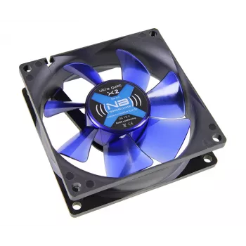Fan Noiseblocker BlackSilentFan X2 8 cm 1800 U/min 45 m³/h Schwarz