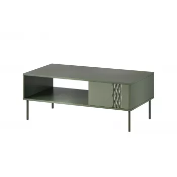 Cama TRESSE Bank / Tisch 110x60x40 matt grün