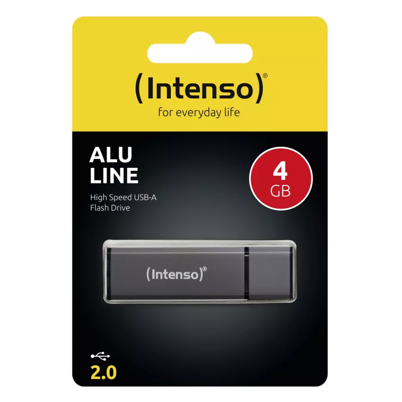 MEMORY DRIVE FLASH USB2 4GB/SCHWARZ 3521451 INTENSO