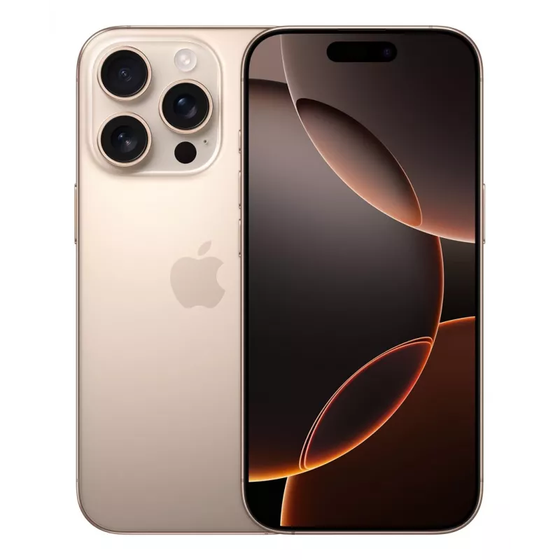 Smartphone Apple iPhone 16 Pro 6,3 Zoll 512 GB, A18 Pro, 48 MP, Dual SIM, IP68, Sand