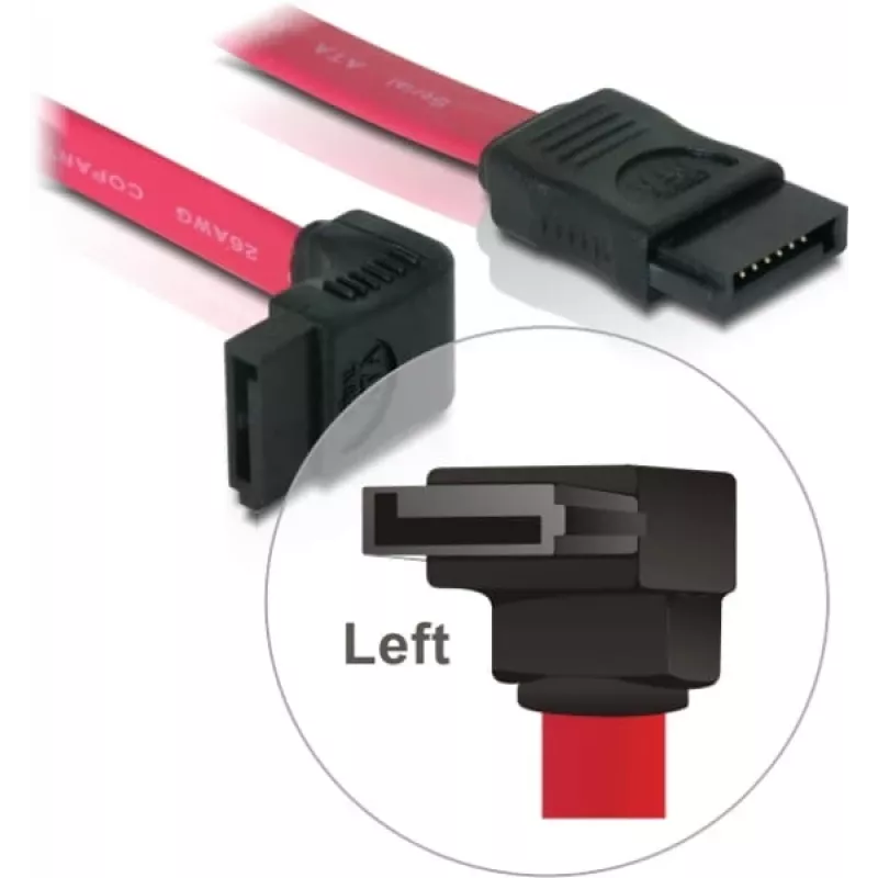 SATA-Kabel DeLOCK 84354 0,22 m Rot