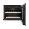 Einbau-Weinkühlschrank Caso WineDeluxe E 18 — 18 Flaschen, Höhe 46 cm, schwarz, Energieklasse G