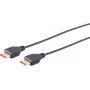 DisplayPort-Kabel S/CONN 10-69025 1 m Schwarz
