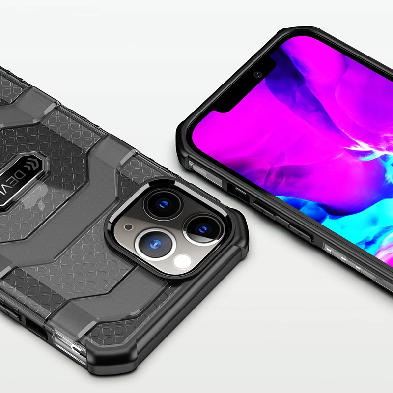 Schutzstoßfestes Case Devia Vanguard für iPhone 12 Pro Max, grün