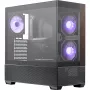 Cooler Master Elite 690 PC-Gehäuse, Midi-Tower, ATX, Tempered Glass - 4x ARGB-Lüfter, Holz, schwarz