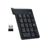 Gembird KPD-W-02 Kabelloser Ziffernblock, 2,4 GHz, USB, 18 Tasten, Schwarz