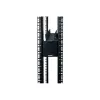 APC AR8008BLK seitliche Rack-Kabelführung für NetShelter SX, Schwarz