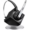 EPOS IMPACT DW Office ML - EU Headset Kabellos In-Ear, Kopfbügel, Nackenbügel Büro/Callcenter Ladestation Schwarz, Silber