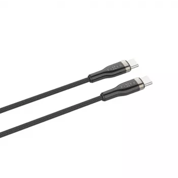 FIXED FIXDB-CC2-BK geflochtenes USB-C/USB-C-Kabel, 2 m, 100 W