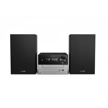 Philips TAM3205M2 Home-Audio-System Home-Audio-Mikrosystem 20 W Schwarz, Silber