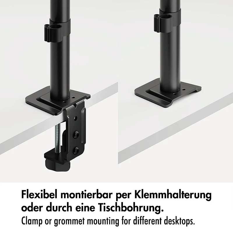 Monitorhalterung 17-32 Zoll, max. 10 kg, Stahl