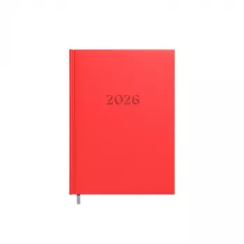 Planungsnotizbuch Buroodisain 241728-006 A5 rot mit Kalender 2026