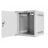 Lanberg WF10-2306-10S 10" Wandschrank (Rack) 6U, 336×280×310 mm, Glastür, 20 kg, grau (RAL 7035)