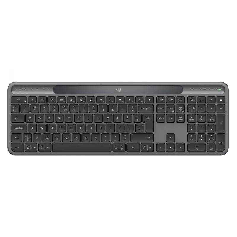 Logitech Signature Slim Solar+ K980 kabellose Tastatur, US International, Graphit