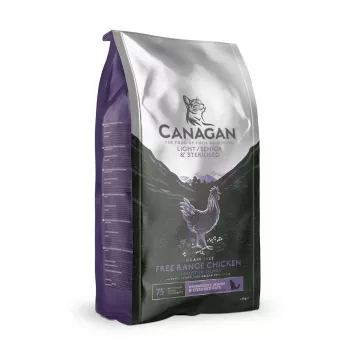 Canagan Trockenfutter für Katzen Light/Senior 1,5kg