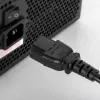 Akyga AK-UP-06 Server-Netzkabel IEC C14 auf C15, 1,8 m, schwarz