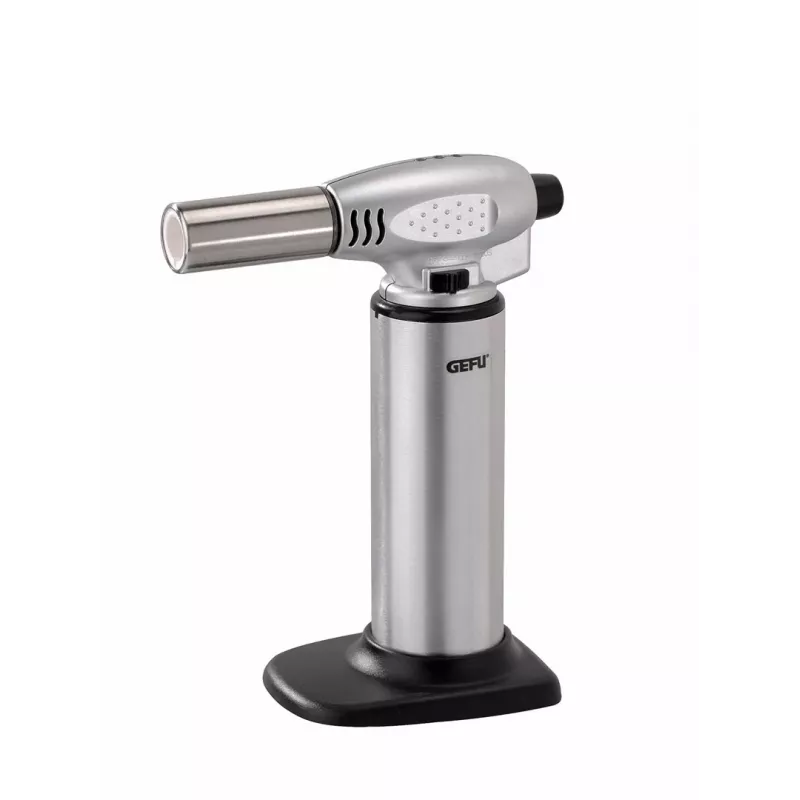 GEFU FUEGO Creme Brulee Küchenbrenner G-35400, Schwarz/Edelstahl