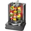 Vertikaler Elektro-Multigrill CLATRONIC DVG 3686, 1400 W, schwarz, mit Drehspieß und 6 Spießen