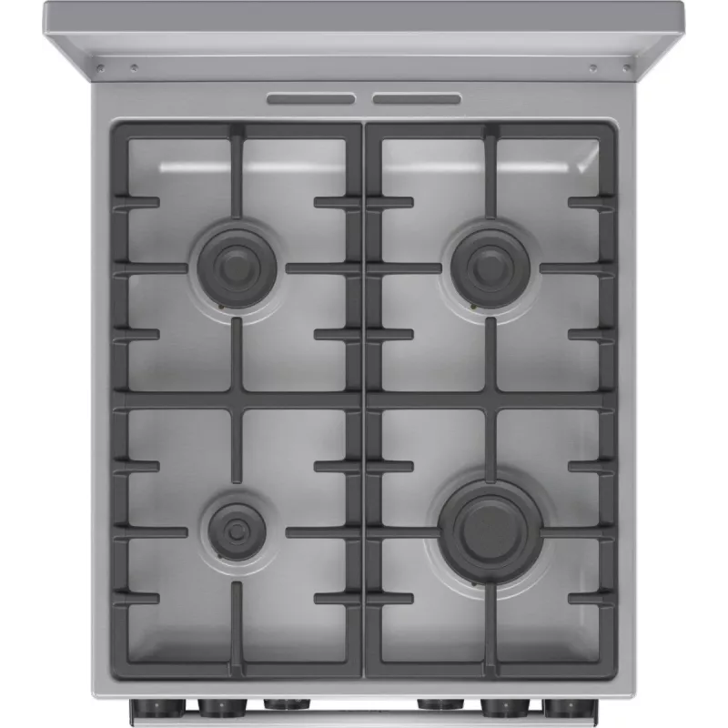 Gorenje GKS5C71XF freistehender Herd mit Backofen Silber