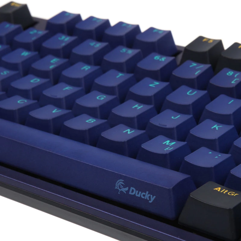 Tastenkappe Ducky Horizon DKSA109-DEPDBBZOH PBT-Material Schwarz Blau