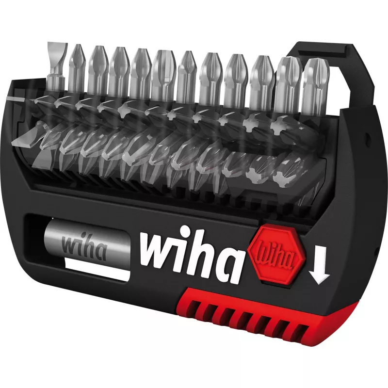 Schraubendreher-Bitsatz wiha FlipSelector 39060 — 15-teilig: Phillips, Pozidriv, TORX