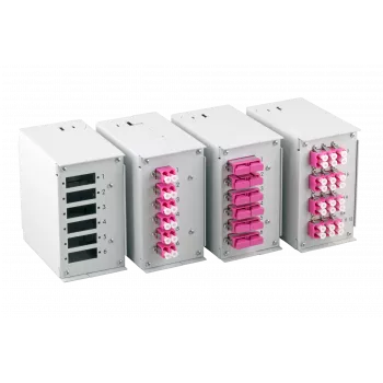 EFB Elektronik Frontplatte für 6x SC-D, LC-Quad mit 2,8-mm-Schraubenlöchern