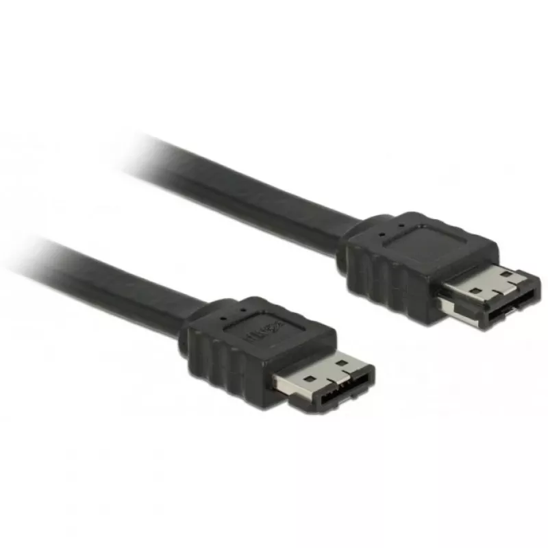 SATA-Kabel DeLOCK 85641 2 m eSATA Schwarz